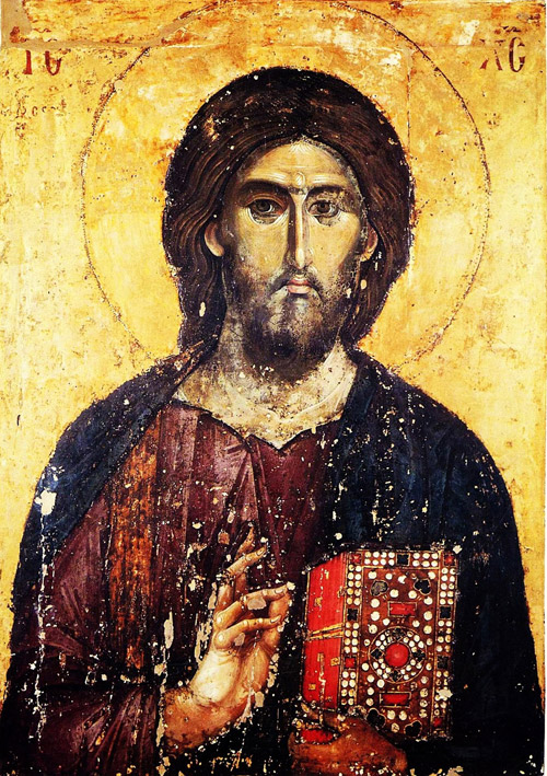 Христос Вседержитель Икона. XVI в.