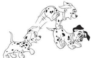 щенки далматинцы карандашный рисунок